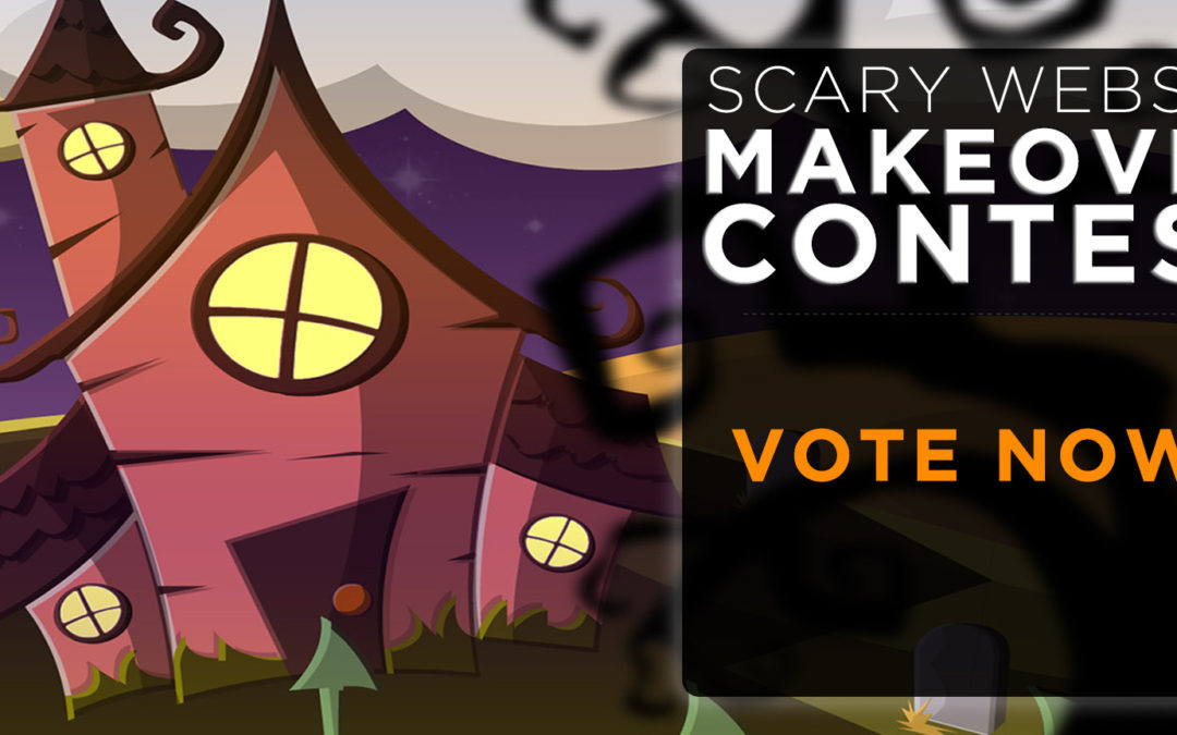 Vote for the Scariest Site to Win a Website Makeover!